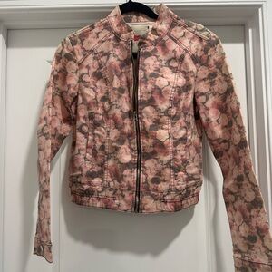 Floral Pink Women's Jacket